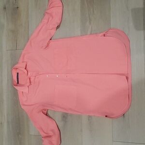 Zara Basic Women's Medium Coral Pink Tunic Shirt Dress